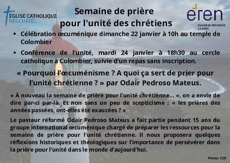 Semaine de prière pour l’unité des chrétiens