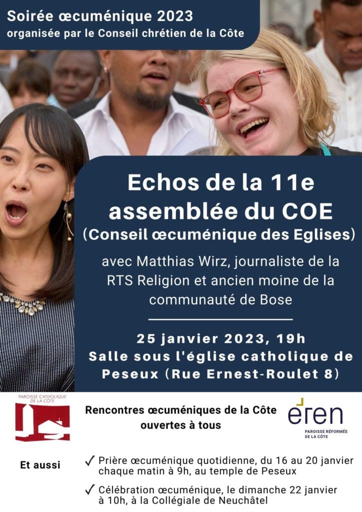 (passé) Semaine de prière pour l'unité des chrétiens 2023 - Paroisse de ...