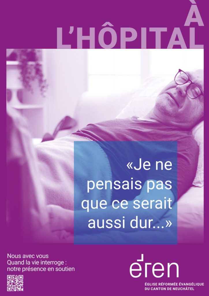Aumônerie à l'hôpital - affiche du culte cantonal 2025