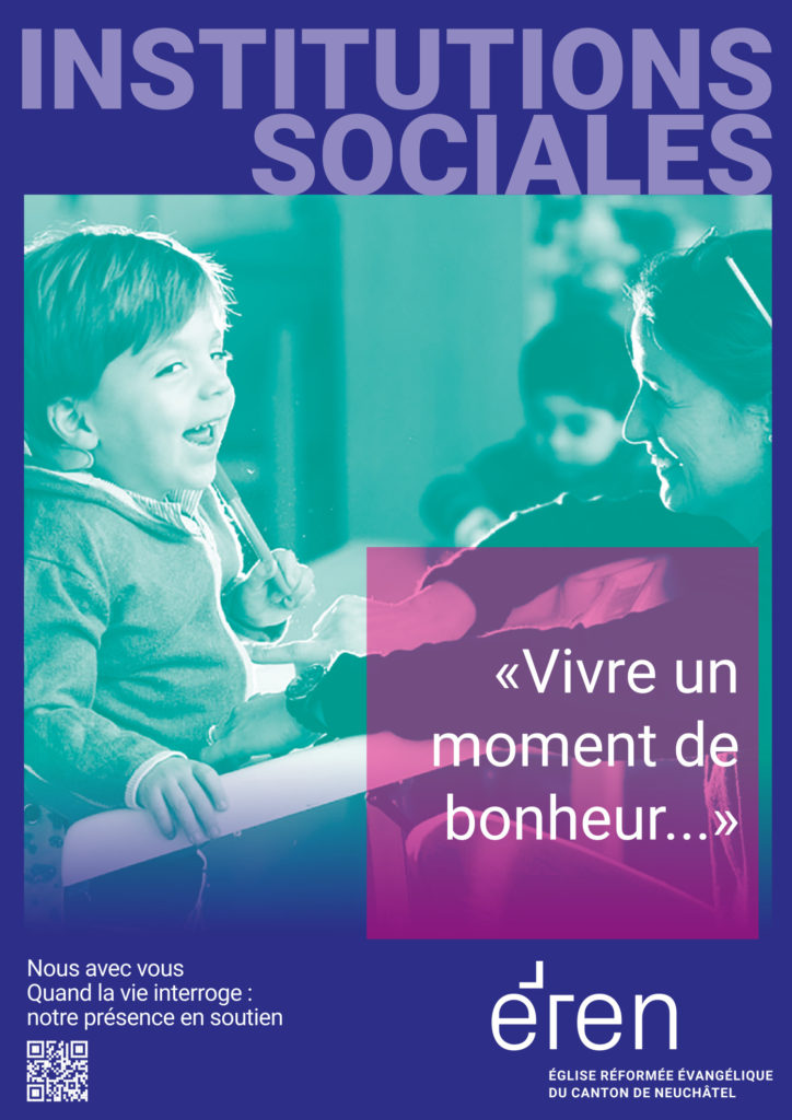 Aumônerie dans les institutions sociales - affiche du culte cantonal 2025