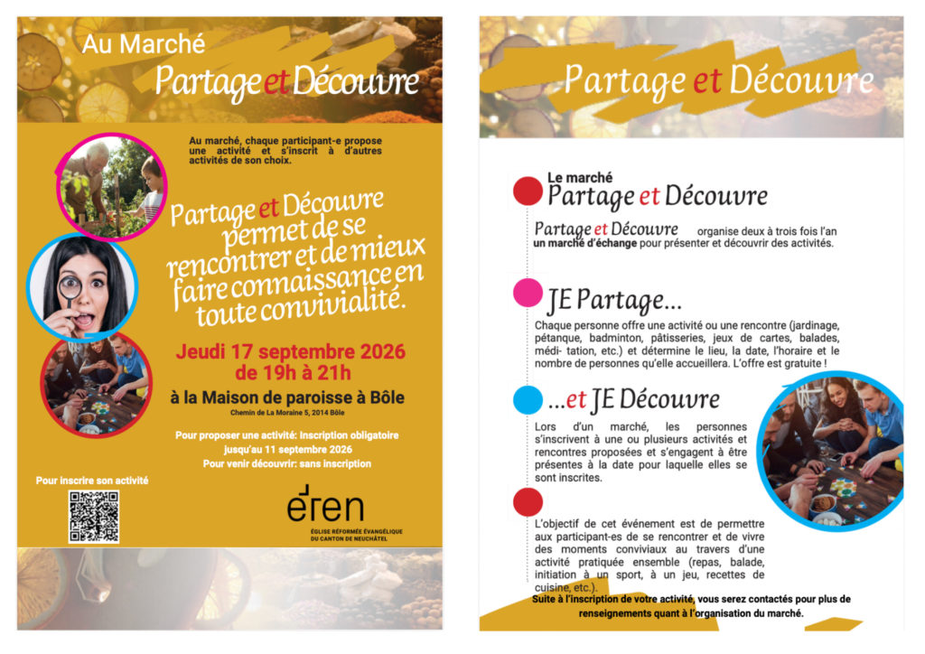 Partage et Découvre du 17 septembre 2026.
