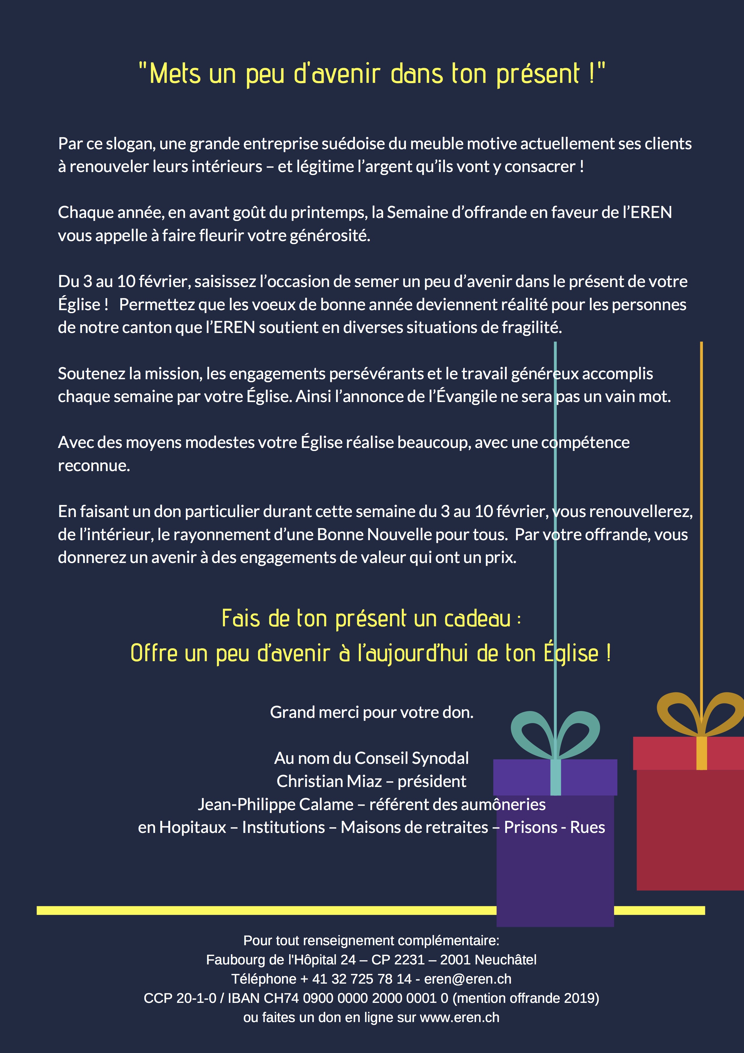20190122semaine de l'offrande 2019